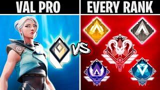 VALORANT PRO 1v1s EVERY RANK in Apex Legends Face Reveal