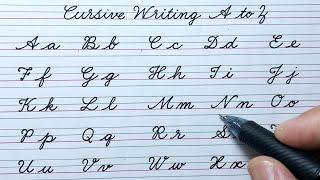 Cursive writing a to z  Cursive Writing abcd  Cursive letters abcd  Cursive handwriting practice