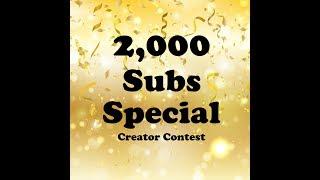 2k Subs Special Creator Contest