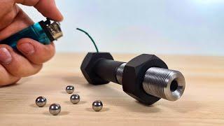 The SIMPLEST Powerful Mini CANNON from Bolt and Nut. Simplest powerful mini CANNON EVER 