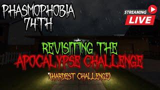 Livestream  Phasmophobia #74 - Revisiting the Apocalypse Challenge