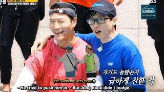 Yoo Jae-suk and Kim Jong Kook perfect chemistry  Running Man 658