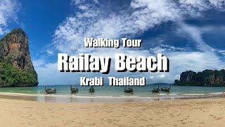 Railay Beach Walking Tour - Krabi Thailand AUG 2023