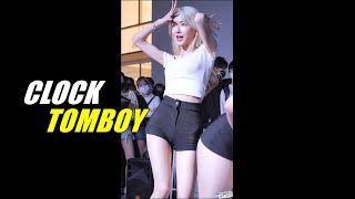 4K 클락 서영 CLOCK - TOMBOY 여자 아이들 커버 댄스 @ 220428 홍대 버스킹 직캠 By SSoLEE