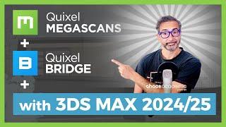 Megascans 3ds Max 2024  My SOLUTION