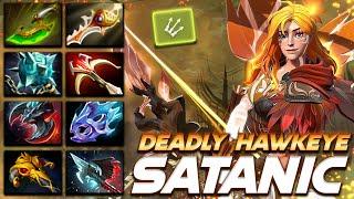 Satanic Windranger Deadly Hawkeye - Dota 2 Pro Gameplay Watch & Learn