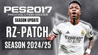 PES 2017   All Version For RZ Patch 202425 Patch & All Updates V1 To V8  - Download & Install