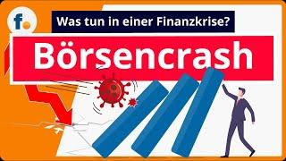 Börsencrash Tipps zum Anlegen in einer Finanzkrise  finanzen.net