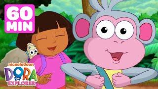 Boots Funniest Moments w Dora  Dora the Explorer  1 Hour  Dora & Friends