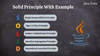 SOLID Design Principles in java with Example  JavaTechie