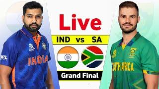 IND vs SA Live T20 World Cup - Final Match    India Vs South Africa Live Match Score & Commentary