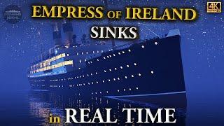 Empress of Ireland Sinks in REAL TIME  14 Minutes of Horror