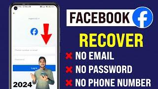 Facebook Account Recovery Without Email And Phone Number 2024  Facebook Account Recovery  Facebook
