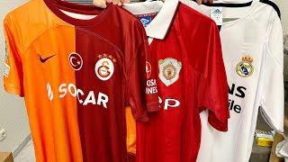 Fussballtrikots von Galatasaray Manchester United Real Madrid Beone Store Unboxing Replica