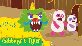 Nian Story A Lunar New Year Monster  Holiday Celebration Story for KidsHoliday FunCabbage&Tyler