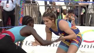 Finale Lutte africaine féminine Plus de 45 kg à – de 50 kg inclus