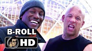 FAST AND FURIOUS 8 B-Roll Bloopers Footage 2017 Vin Diesel Dwayne Johnson Action Movie HD