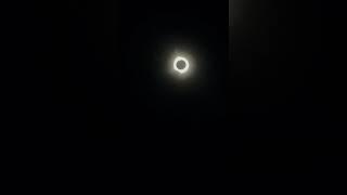 Solar eclipse in the USA. April 8 2024 it was very dark