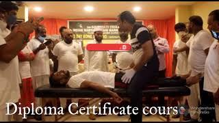 Chiropractic training course Bone Adjustment Diploma Certificate Course Bone setting training 