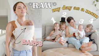 *RAW* Spend The Day With Me  young mom of 4