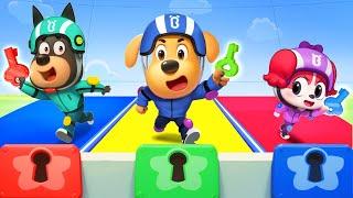 The Escape Room Challenge  Funny Cartoons for Kids  Police Cartoon  Sheriff Labrador