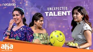 Unexpected TALENT ft. Kavya & Chandini Chowdary  Niharika  Chefmantra 3  An aha Original