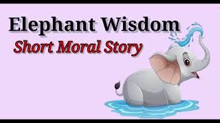 Elephant Wisdom Story  Moral Story  Childrenia Story  Short Story in English  One minute Stories