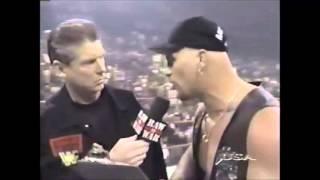The beginning of Stone Cold and Vince Rivary Raw Is War 1997-10-6
