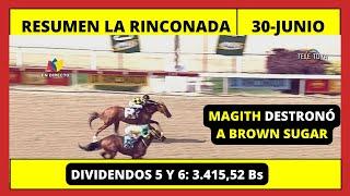 RESUMEN COMPLETO  LA RINCONADA INH hoy Domingo 30 DE JUNIO 2024