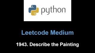 Leetcode 1943. Describe the Painting difference array