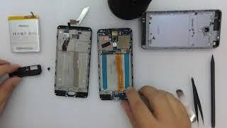Meizu M5S DisassemblyScreen RepairBattery ReplaceCharge fixHome ButtonTeardown