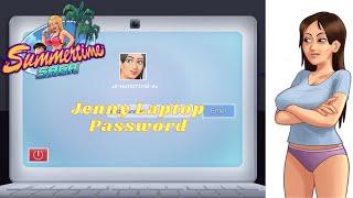 Summertime Saga Jenny Laptop Password  Summertime Saga 0.20.7 Latest Update