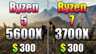 Ryzen 5 5600X vs Ryzen 7 3700X  PC Gaming Benchmark Tested