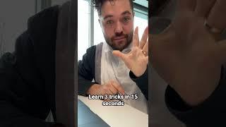 Learn 3 easy magic tricks in 15 seconds #shorts #trendingnow #learning