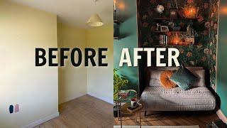Extreme SMALL ROOM makeover 9sqm *vintage modern design* ... before and after