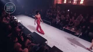 Swimwear Fashion Show ETAM 2023 Red Passion lingerie see through bikini #fashion #models #catwalk
