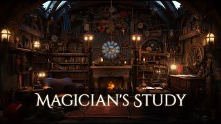 Magicians Study Ambience and Music  calm afternoon in a creative magicians room #ambientmusic