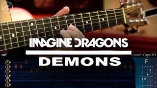 Imagine Dragons - DEMONS Guitar Tutorial  TABS Cristianvib