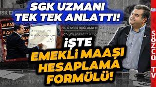 SGK Uzmanından Emekli Maaşı Hesaplama Formülü 2000 ve 2008 Yılı Maaş Farkı