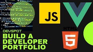 How to build a portfolio website with Vue.js SUPER EASY