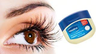 Vaseline alone can magically lengthen eyelashes