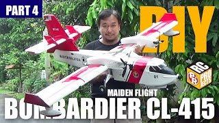 Canadair CL-415 RC Plane Part 4 and Maiden Flight