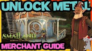 SMALLAND How To Unlock Metal Tier Base Building - MERCHANT Location Crypt Update