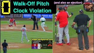 E93 - Walk-Off Pitch Clock Violation = Rockies Win After Jesse Winker Ejected by Hunter Wendelstedt