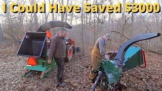 A Better Wood Chipper for 12 the Price - Head to Head Comparison