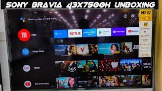 Sony Bravia  43X7500H 4K Ultra HD Android Smart TV Unboxing