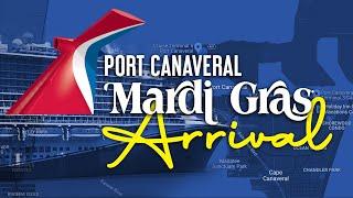 Arrival at Port Canaveral for Carnival Mardi Gras Cruise