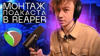 Сведение и монтаж подкаста в Reaper  Обработка голоса для подкастов