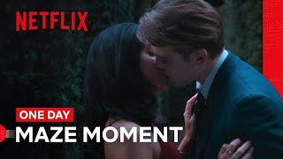 Ambika Mod and Leo Woodall Share a Moment in the Maze  One Day  Netflix Philippines