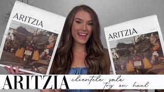 ARITZIA CLIENTELE SALE 2021  Unboxing and Try-On Haul